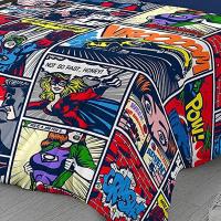 Funda nórdica NATURALS  Modelo CRASH COMIC incluye 2 piezas COMPOSICIÓN: 100% ALGODÓN DE 144 HILOS. TACTO EXTRA-SUAVE - details 3