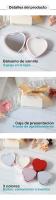 Pack de 12 a 42 unidades de bálsamos forma corazón con espejo, 3 colores, caja con lazo, detalles económicos boda, regalos mujer originales, detalle bautizo invitadas, Regalantes Store - details 2