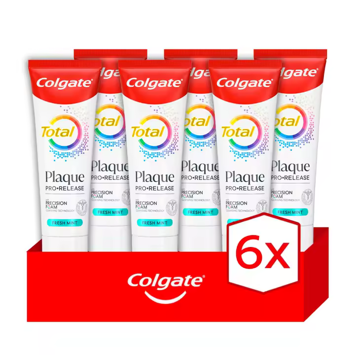 Pasta de Dientes Colgate Total Antiplaca Expert Menta Fresca 75ml. Pack de 6 - 1