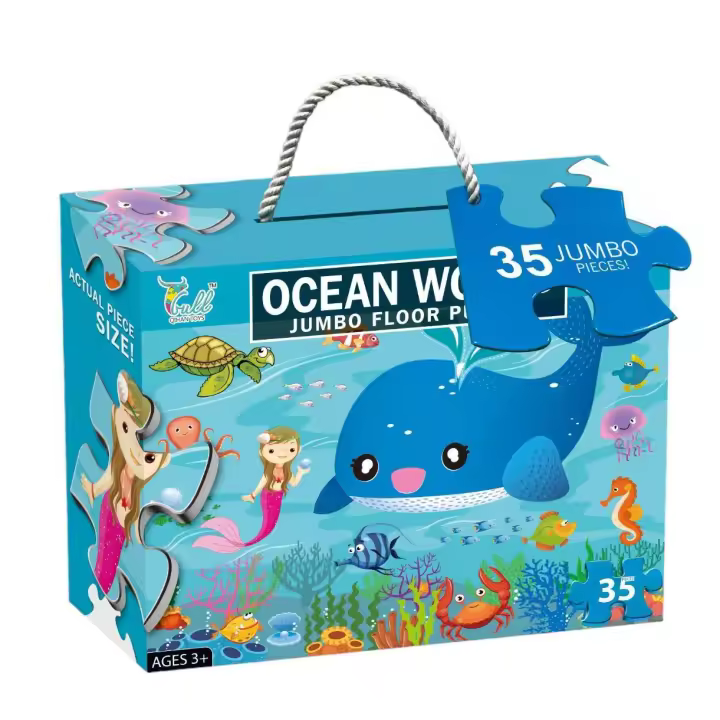PUZZLE 35 PIEZAS: MUNDO OCEANICO - 1