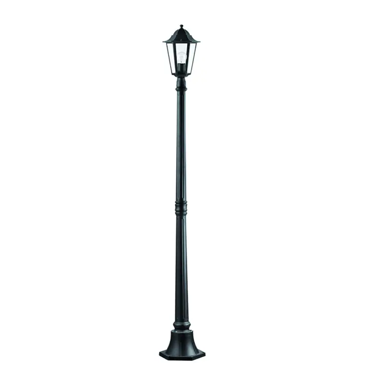 Simon Farola Luxform Orlando 1,7m Negro para Jardín con Protección Al Agua y Polvo - 1