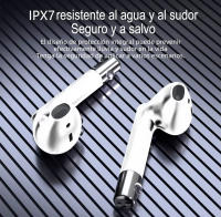 Auriculares Bluetooth, Auriculares Bluetooth con Control Táctil, Auriculares Inalámbricos Deportivos con Carga Rápida USB-C, Auriculares Inalámbricos Estéreo con Micrófono para iOS Android Smartphone PC, IPX5 Impermeables - details 1