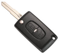 Carcasa De Llave Remoto Para Peugeot 4007 ET 4008 Citroen C-Crosser C4 Aircross 2 Botones Jingyuqin MIT-11R Blade CE1731 - details 2