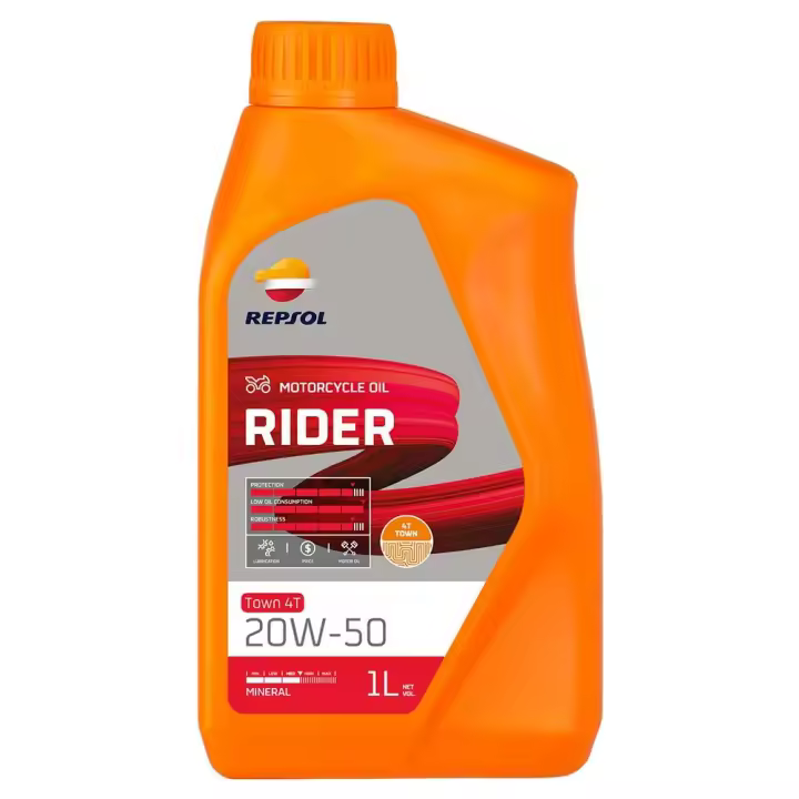 Repsol Aceite De Motor Rider Town 4t 20w-50 1l - 1