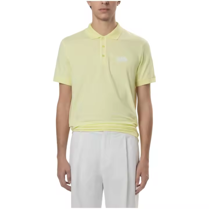 Polo KARL LAGERFELD de Manga Corta con Logo en el Pecho Color Amarillo - 1