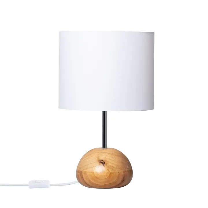 Ledkia Lámpara de Mesa de Madera Gulbi Natural - 1