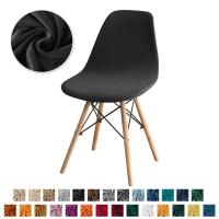 Cubierta De Silla De Veludo Color Sólido Tendrá Forma Con Estiramiento Sin Brazos Para Comedor Hogar Hotel Fiesta Banquete Boda - details 3