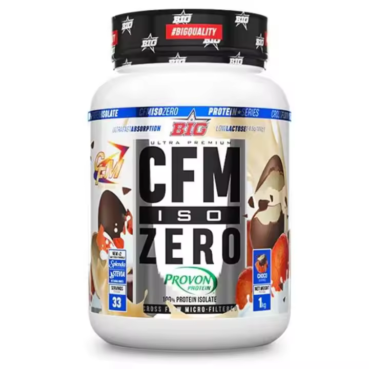 Big Cfm Iso Zero 1kg Polvo - Proteína Aislada - Suplemento para Entrenamientos - Provon 295 CFM - Big Surprise - 1