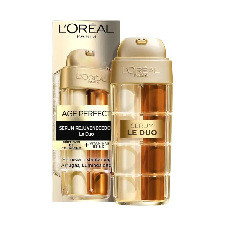 L'OREAL PARIS Age Perfect Duo Sérum Rejuvenecedor Para Todo Tipo de Pieles maduras 30 ml - 1