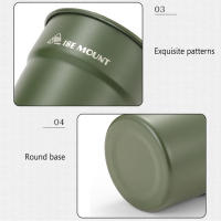 Taza De Acero Inoxidable 300ml Portátil Para Camping Viajes Y Senderismo Pila De Tazas De Café Leche Vino Y Cerveza - details 5