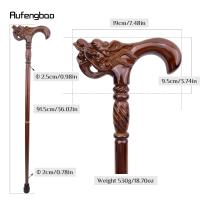 Bastón De Madera Marrón Dragón Para Fiesta De Disfraz De Vampiro Y Halloween 92cm Decorativo Y Moda Ideal Para Caminatas Y HIKE - details 2