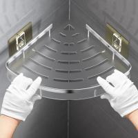 Organizador De Baño Y Cocina Estante De Ducha En Acero Inoxidable Soporte Para Shampoo Estante De Esquina Montado En La Pared Accesorios De Baño Y Cocina - details 4