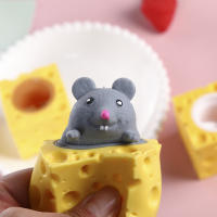 Juguete Antiestrés Divertido Ratón Y Queso Pop up Figuras De Busc-and-Found Alivio Del Estrés Juguete Interactivo Para Niños Y Adultos - details 0