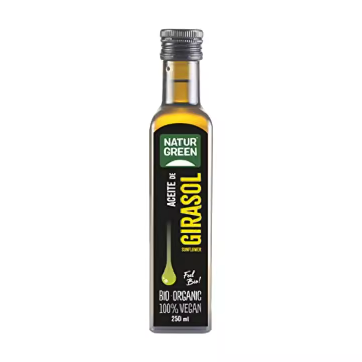 Aceite de Girasol BIO 250ml NaturGreen – Sin Gluten, Rico en Omega-6 y Vitamina E - 1