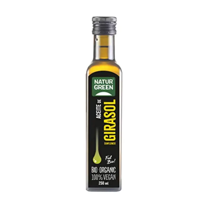 Aceite de Girasol BIO 250ml NaturGreen – Sin Gluten, Rico en Omega-6 y Vitamina E - 1