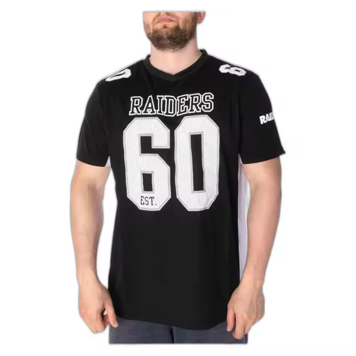 Camiseta de Manga Corta Fanatics Las Vegas Raiders Number Franchise para hombre en color negro - 1