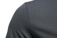 Camiseta De Hombre Verano Henley V-cuello Manga Corta Casual Ajustada Basic Fitness Deportiva Transpirable Top - details 11