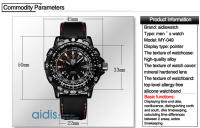 Reloj De Pulsera De Cuarzo Para Hombre Addies Militar Especial Forces Deportivo Al Aire Libre Luminoso Clásico SEAL Ejército Resistente Al Agua Con Luz Trasera Y Correa De Silicona - details 5