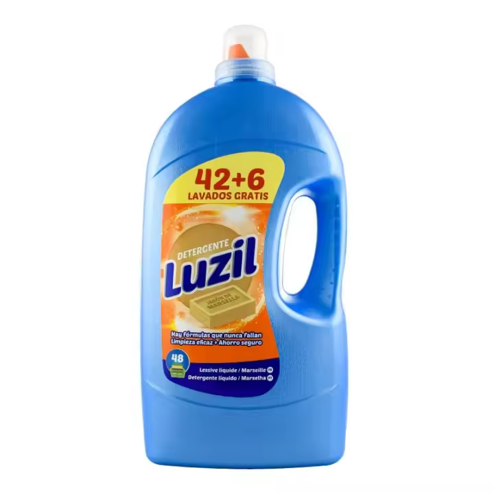 LUZIL DETERGENTE LIQUIDO MARSELLA 42+10 DOSIS TOTAL 3900ML - 1