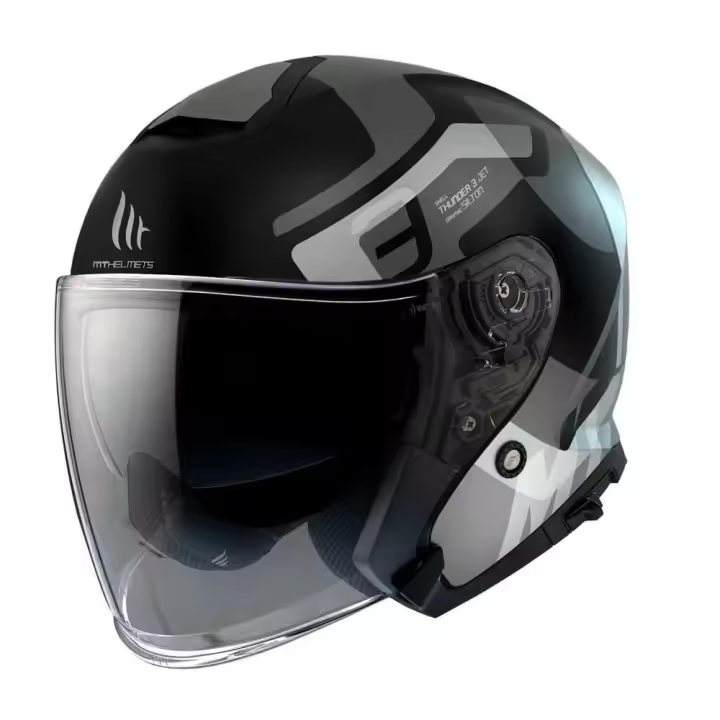 Mt Helmets Casco Jet Thunder 3 Sv Silton B2 - 1