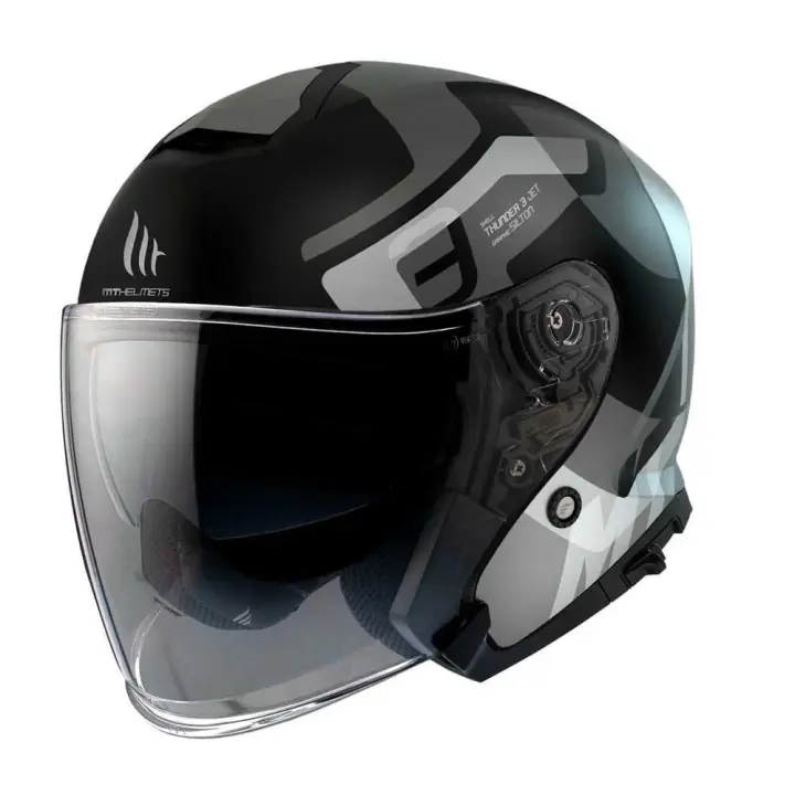 Mt Helmets Casco Jet Thunder 3 Sv Silton B2 - 1