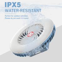 Ventilación Silencioso LED camping interior Lampara Luz USB Agua recargable camping Accesorios - details 4