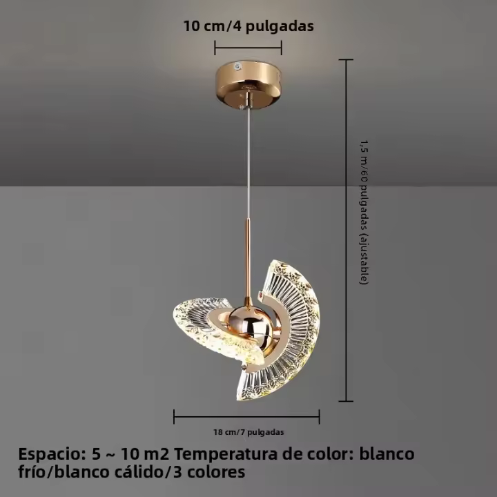 Lámpara Colgante Nórdica LED Para Decoración Interior Luz Para Dormitorio Sala De Estar Comedor Cocina Fuente De Iluminación Pendente - 1