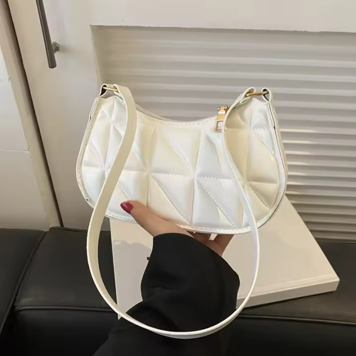 Bolso De Hombro Para Mujer Retro Casual De Mano Moda Trendy Bolso Cruzado Bolso De Diseñador Bolsos Y Manillas De PU Con Lining De Poliéster - 1