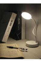 Lámpara De Escritorio LED Portátil Con Cable USB Luz De Mesa Soporte 3 Colores Sin Destello Protección Ocular Para Dormitorio Lámpara De Borde - details 9