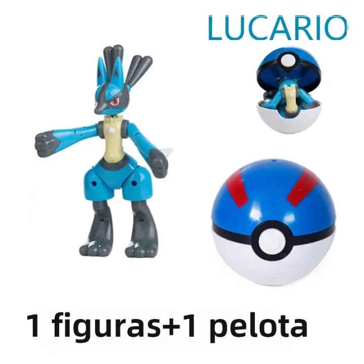 Figuras De Acción Pokemon Estilo Deformado 12 Diseños Incluyen Pikachu Eevee Mewtwo Greninja Pokeball Juguetes Para Niños Regalos - 1