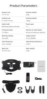 Máscara De Luz Roja LED Para Terapia De Piel Con 480 Lámparas De 4 Colores Ajustables Silicone Material Para Belleza Del Cuello Y Cuidado De La Piel - details 14