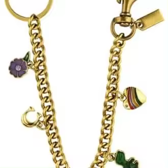 Cadena de billetera de cerezas Llaveros Cadena extensora de monedero para lindos dijes de monedero - 1