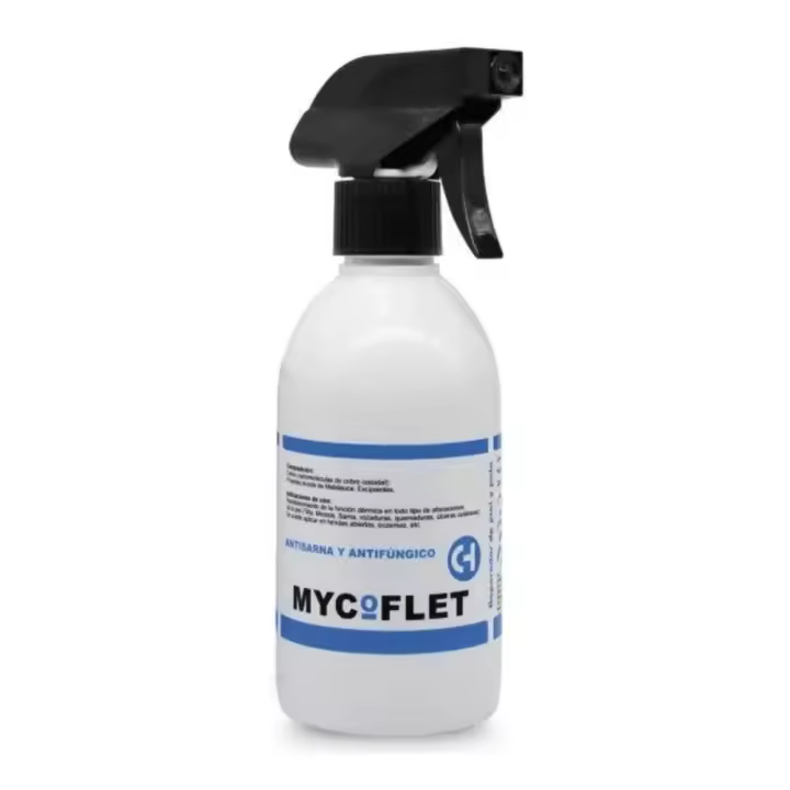 Mycoflet 250 ml spray antifúngico y cicatrizante para animales Chemical Ibérica - 1