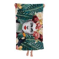 Toalla De Baño Kawaii De Arte De Frida Kahlo Para Niñas Toalla De Playa Cartoon Absorbente Y Secado Rápido Tamaño 30x60 Cm - details 8
