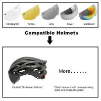Casco De Ciclismo Ultraligero Wildside Con Señal Trasera Y Visera Removible Para Bicicleta De Montaña Y Carretera Seguridad Adultos Hombres - details 5