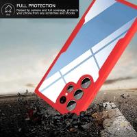 Funda De Teléfono HD Transparente Con Protección 360 Grados Para Samsung S24 Ultra S23 plus S22 S21 FE A55 A35 A25 A15 4G 5G Antisuciedad Resistentes Al Agua Y Arañazos Con Protección De Lente De Cámara - details 2