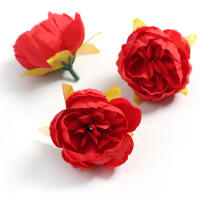 10/20Pcs Flores Artificiales De Peonía Para Decoración De Hogar Bodas Accesorios De Corona De Novia Fiestas DIY Material Seda - details 11