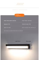 Lámpara De Pared Solar LED Para Jardín Exterior IP65 Impermeable Con Sensor De Movimiento Decoración Para Balcón Y Jardín Moderna - details 5