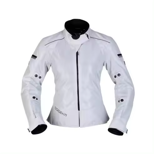 Chaqueta Modeka Veo Air Lady gris claro - 1