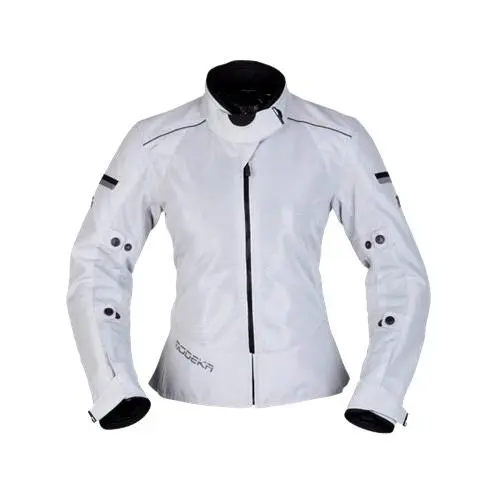 Chaqueta Modeka Veo Air Lady gris claro - 1