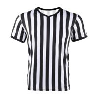 Uniforme De Árbitro De Baloncesto Y Voleibol Camiseta Cómoda Resistente a La Deformación Secado Rápido Para Hombres - details 1