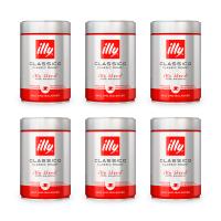 Pack 6 x Illy Café Molido Tostado Classico 250 gr 100% arábico - details 0