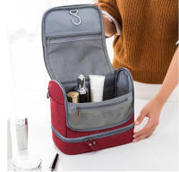 Nueva Bolsa De Maquillaje Para Mujer Organizador De Viaje Oxford Seco Y Húmedo Bolso De Cosméticos Necessaries Estuche De Toallas De Baño - details 3