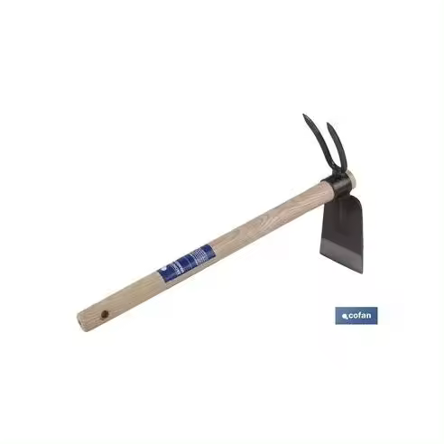 Herramientas de Jardinería Cofan Zacho Recto 2 Puntas Y Mango 80x230mm - Alta Calidad - 1