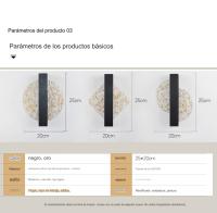 Aplique de pared interior regulable, aplique LED redondo negro de 6W 3000/4000K/6500K - details 5