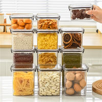 Caja De Almacenamiento Transparente Rectangular Plegable De Grado Alimenticio Sellado Para Cocina 450ml 900ml Anti-humedad - details 6