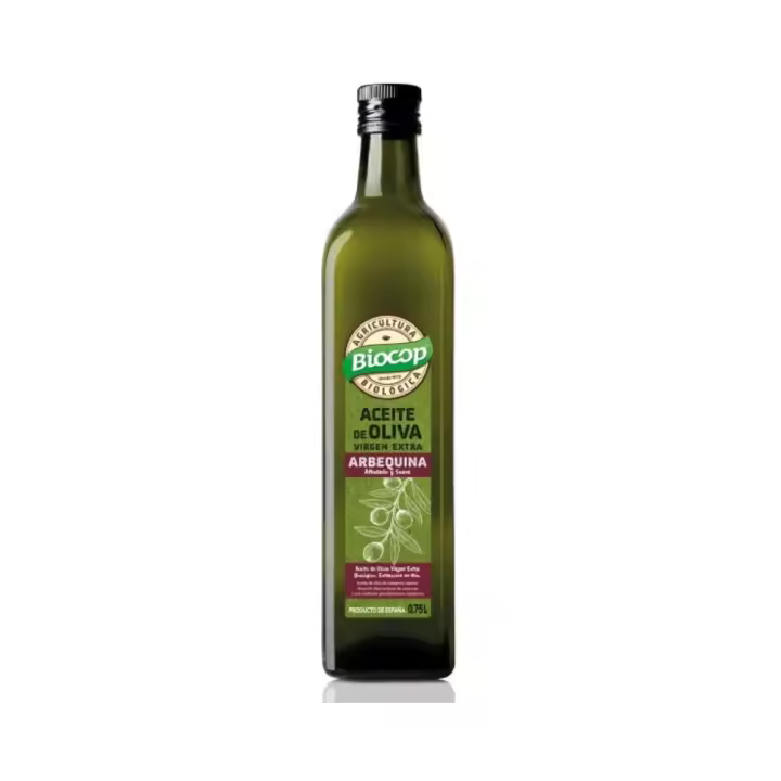 Aceite oliva virgen extra Arbequina  100% Hojiblanca  Natural  Suave  Sabor afrutado  Biocop - 1