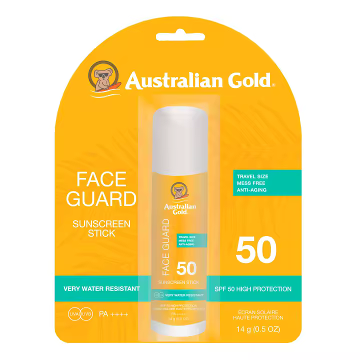 Australian Gold SPF 50 FACE GUARD, protector facial en barra 14g - 1