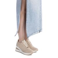XTI 143721 01 Zapatillas deportivas mujer 35298 25V DEPORTIVO CASUAL TEXTIL BEIGE - details 1