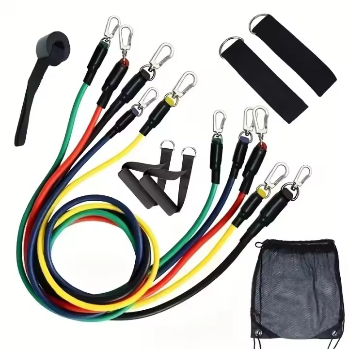 Banda De Resistencia Para Bodybuilding En Goma De Gimnasio Accesorios Deportivos Elásticos Para Fitness Portátiles 100LBS - 1
